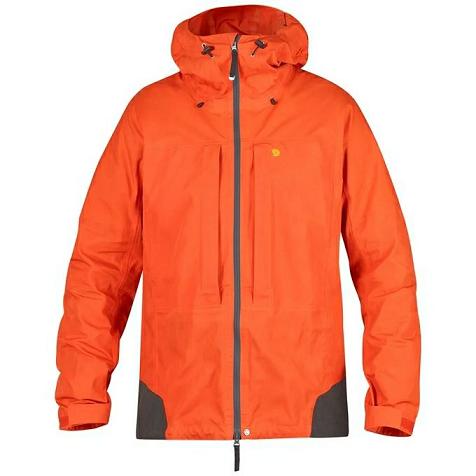 Fjallraven Men Bergtagen Eco Shell Jacket Orange PH295665 Philippines